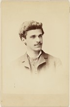 Portrait of Alfred Stieglitz, 1880s. Creator: Edward C Dana.