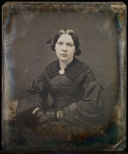 Portrait of a Woman, about 1855-1861. Creator: Jacob Byerly.