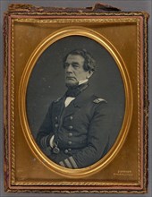 Portrait of an Unidentified American Navy Captain, about 1855. Creator: Jeremiah Gurney.