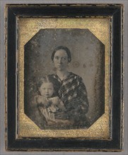 Portrait of a Woman and Child / Grammie and Hester, about 1850. Creator: Unknown.