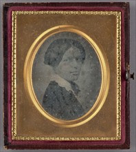 Bust Portrait of a Young Woman, about 1850. Creator: Unknown.