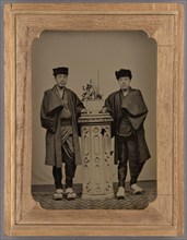 Two Japanese Men, about 1870s-1890s. Creator: Unknown.