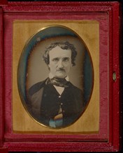 Portrait of Edgar Allan Poe, 1849. Creator: Unknown.