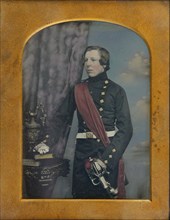 Portrait of a Military Man, 1852-1855. Creator: William Edward Kilburn.