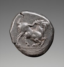 Coin (drachm) of Paros, about 500 BC. Creator: Unknown.