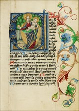 Initial C: The Virgin of the Immaculate Conception; Prayer Book, about 1470-1480. Creator: Workshop of Valentine Noh.