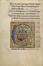 Decorated Initial E; Psalter, after 1205. Creator: Master of Ingeborg Psalter.