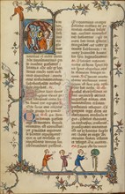 Initial C: The Martyrdom of Saint Thomas Becket; Breviary, about 1320-1325. Creator: Unknown.