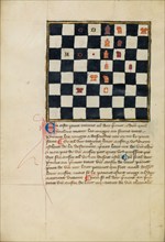 Chess Problem, late 14th century. Creator: Unknown.