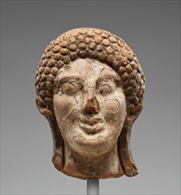 Head of a Kore, about 500 BC. Creator: Unknown.