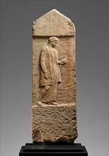 Grave Stele of Myttion, about 400 BC. Creator: Unknown.