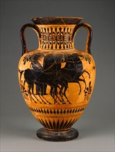 Attic Black-Figure Neck-Amphora, about 520 BC. Creator: Unknown.