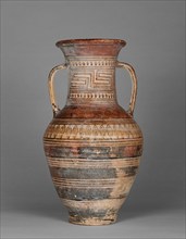 Geometric amphora, 775-750 BC. Creator: Unknown.