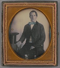 Portrait of a Seated Man, about 1855. Creator: Unknown.