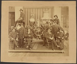 Chicago Fire Department, Amoskeag engine, 1875. Creator: Unknown.