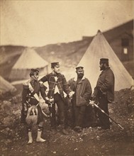 Officers of the 42nd Highlanders, 1855. Creator: Roger Fenton.