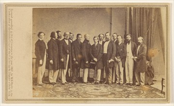 The Prince of Wales and Suite in America, 1860.  Creator: Mathew Brady.