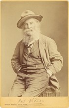 Walt Whitman, about 1870. Creator: Mathew Brady.