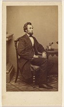 President Abraham Lincoln, Washington D.C., 1865. Creator: Studio of Mathew B. Brady.