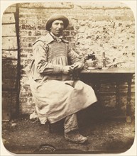 Old Man in Smock, about 1855-1865. Creator: John Whistler.