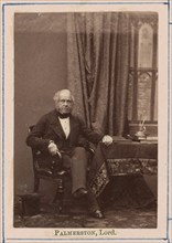 Henry John Temple, 3rd Viscount Palmerston, 1860. Creator: Camille Silvy.