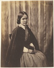 Portrait of a Girl, about 1852-1856. Creator: Roger Fenton.