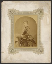 Portrait of young woman, about 1870-1880. Creator: Unknown.