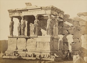 The Caryatid Porch of the Erechtheion, Athens, 1865. Creator: Konstantinos Dimitriou.