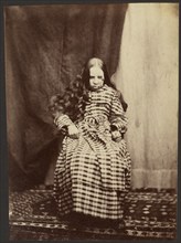 Portrait of a Female Patient, Surrey County Asylum, 1848-1858. Creator: Hugh Welch Diamond.