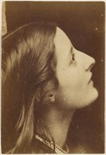 Portrait of a Woman in Profile, about 1860. Creator: Oscar Gustav Rejlander.