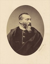 Portrait of Jean-Baptiste Alphonse Karr, 1857-1865. Creator: Pierre Petit.