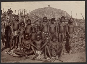 Young Zulus, about 1860-1880. Creator: Unknown.