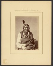 Charge on the Hauk-(Brulé Dakota), 1870-1879. Creator: William H. Jackson.