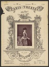 Paris Theatre: Mlle. Linda, 1875. Creator: Alphonse J. Liébert.