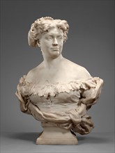 Portrait of Nadine Dumas (Madame Alexandre Dumas Fils 1827-1875), 1873-1875. Creator: Jean-Baptiste Carpeaux.