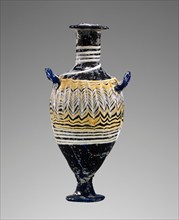 Core-formed Dark Blue Amphoriskos, 3rd-1st century BC. Creator: Unknown.