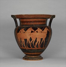 Attic Red-Figure Column Krater, about 480 BC. Creator: Myson.