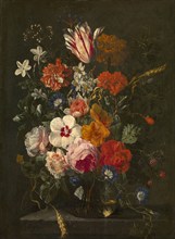 Flowers in a Vase, c1660-c1679. Creator: Abraham Mignon.