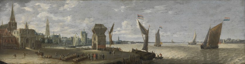 The Antwerp Shipyard, 1650. Creator: Bonaventura Peeters I.