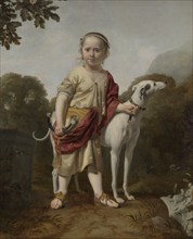 Portrait of a Girl as a Huntress, mid-17th century. Creator: Caesar Boëtius van Everdingen.