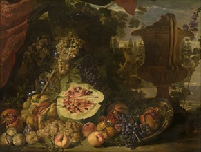 Still Life with Fruit, mid-late 17th century. Creator: David de Coninck.