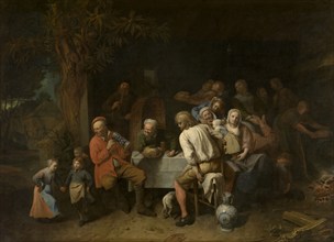 Peasant Meal, 1651. Creator: David Ryckaert III.