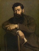 Portrait of a Man, 1875. Creator: Edouard Agneessens.