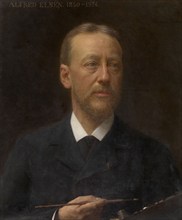 The Painter Alfred Elsen, 1915. Creator: Edouard De Jans.