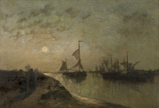 Summer Evening, mid-late 19th century. Creator: Egidius Franciscus Leemans.