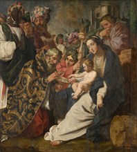 The Adoration of the Magi, late 16th-early 17th century. Creator: Abraham Janssens.