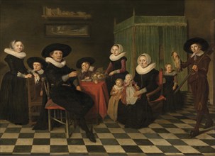 Portrait of a Family, mid-17th century. Creator: Anthonie Palamedesz.