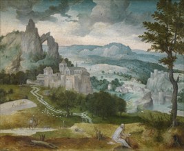 Landscape with Saint Jerome, 1547. Creator: Cornelis Massys.