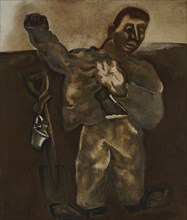 The Man with the Jacket, 1928. Creator: Constant Permeke.