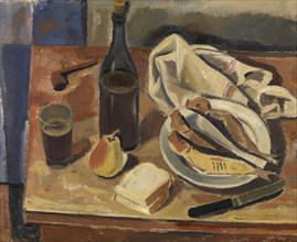 Still Life with Herring, 1934. Creator: Gustave De Smet.